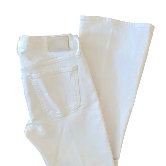 Citizens of Humanity Emannuelle Slim Flare Jeans White 30X31 Stretch Low Rise - Picture 6 of 12